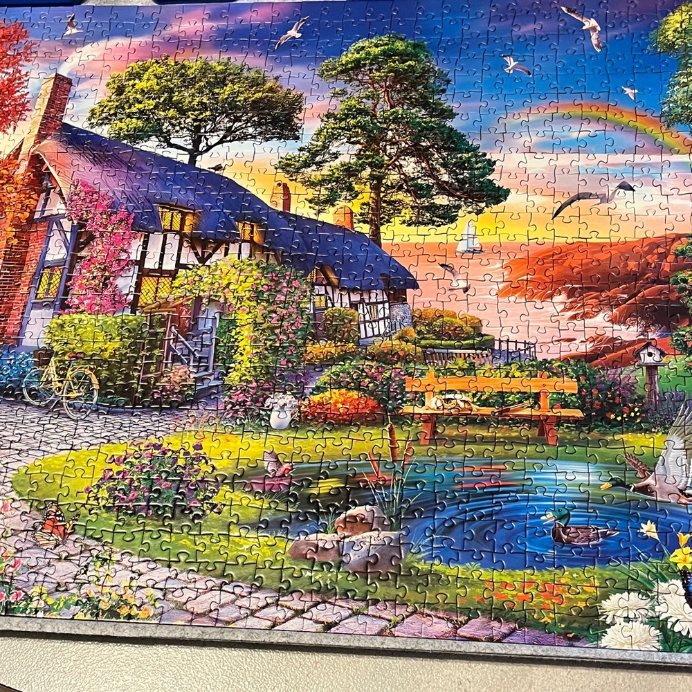 Colorful Cottage Puzzle 1000 piece